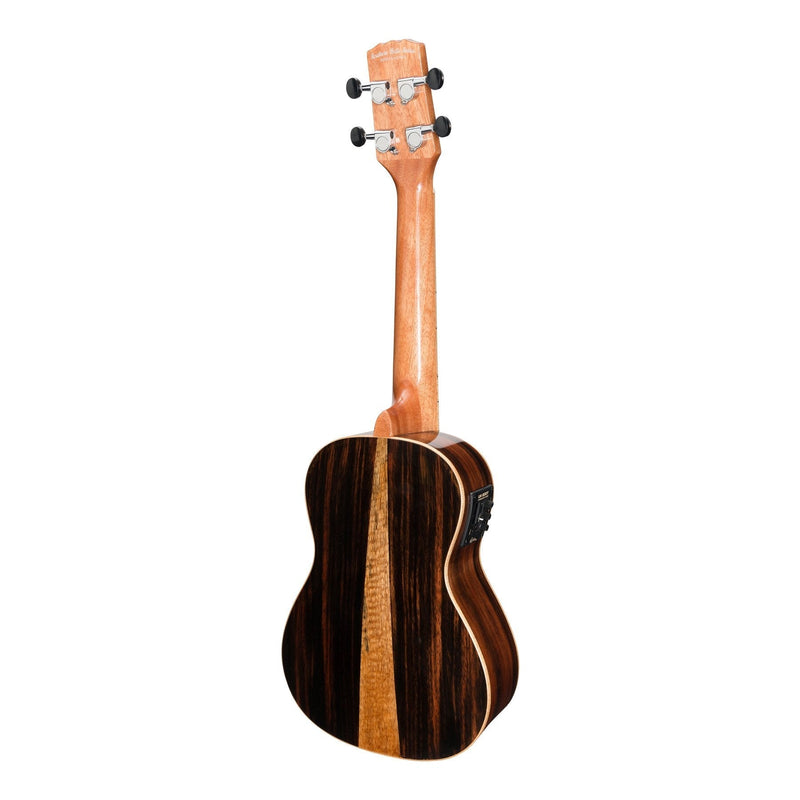 -Martinez 'Southern Belle 7 Series' Spruce Solid Top Electric Concert Ukulele with Hard Case (Natural Gloss)-Living Music