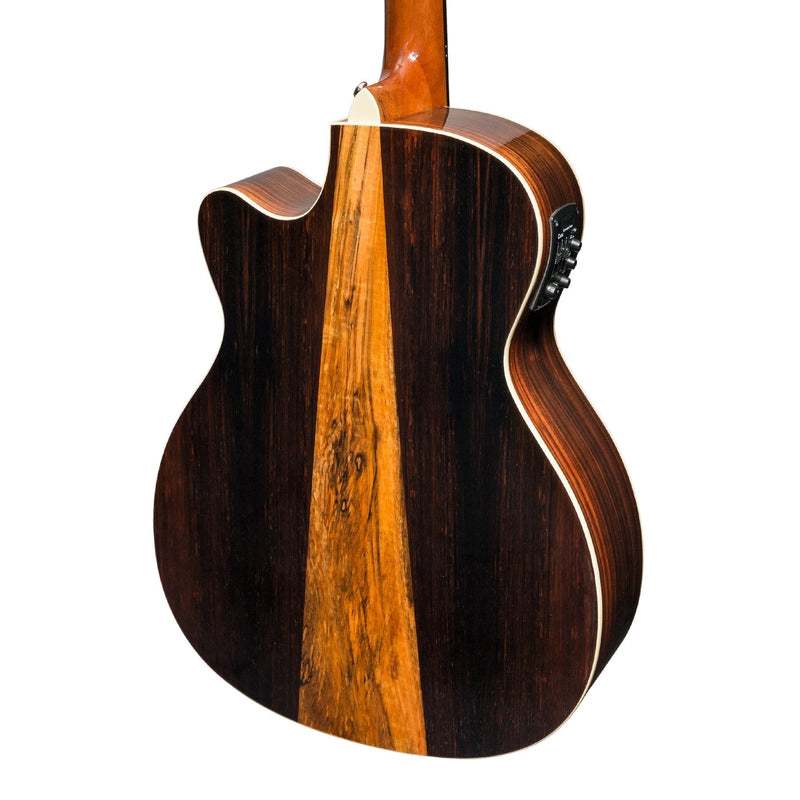 MFPC-7C-NGL-Martinez 'Southern Star Series' Spruce Solid Top Acoustic-Electric Small Body Cutaway Guitar (Natural Gloss)-Living Music