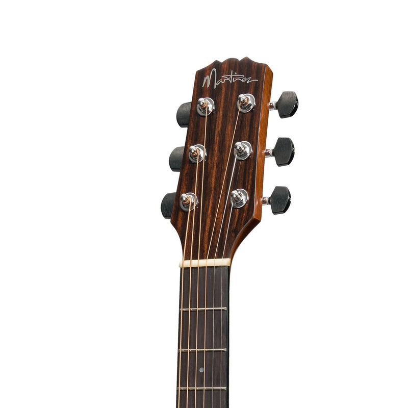 MTT-7-NGL-Martinez 'Southern Star Series' Spruce Solid Top Acoustic-Electric TS-Mini Guitar (Natural Gloss)-Living Music