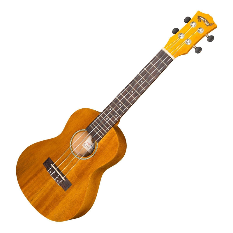 MCU-A30P-NST-Mojo 'A30 Series' All Acacia Electric Concert Ukulele (Natural Satin)-Living Music