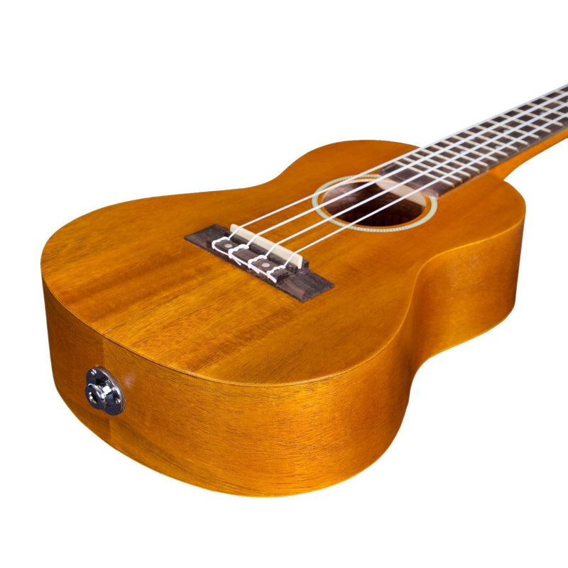 MCU-A30P-NST-Mojo 'A30 Series' All Acacia Electric Concert Ukulele (Natural Satin)-Living Music