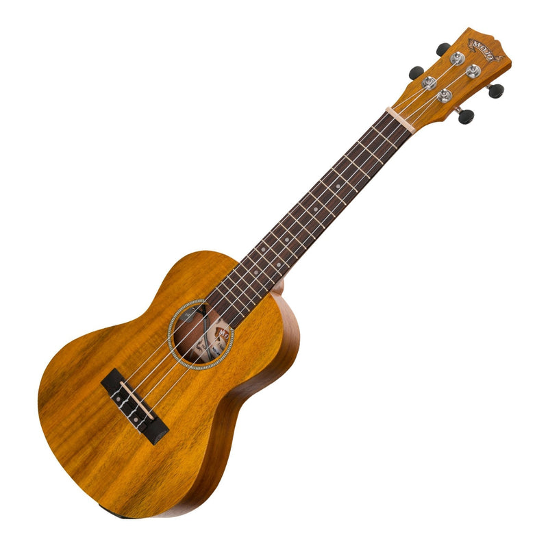 MCU-A30ET-NST-Mojo 'A30 Series' All Acacia Electric Concert Ukulele with Built-in Tuner (Natural Satin)-Living Music