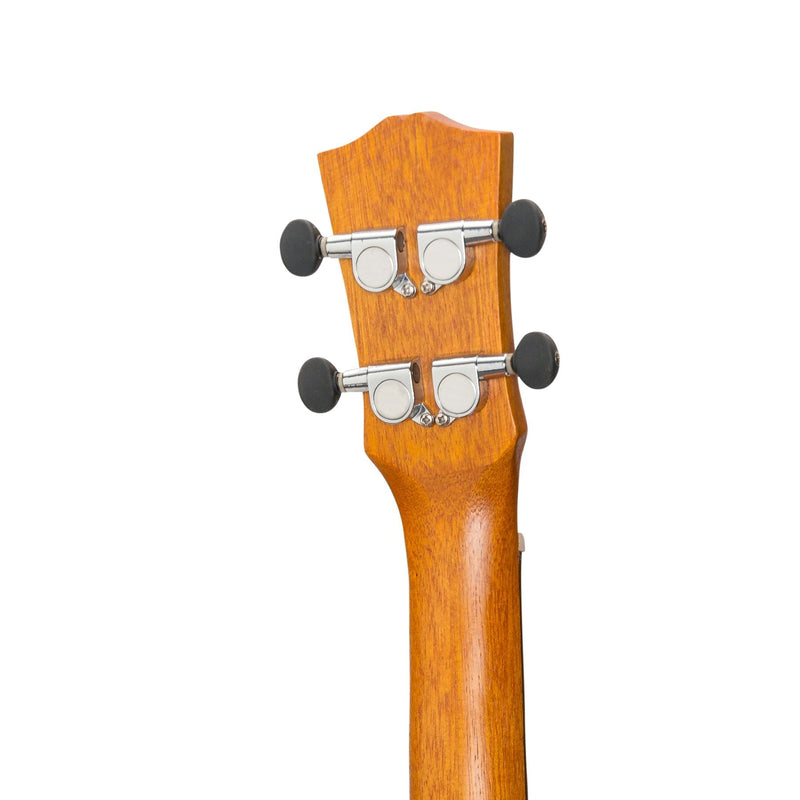 -Mojo 'A30 Series' All Acacia Electric Concert Ukulele with Built-in Tuner (Natural Satin)-Living Music