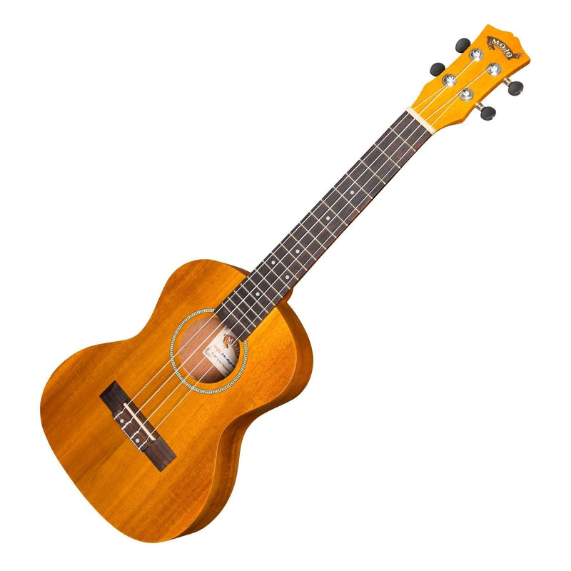 MTU-A30P-NST-Mojo 'A30 Series' All Acacia Electric Tenor Ukulele (Natural Satin)-Living Music