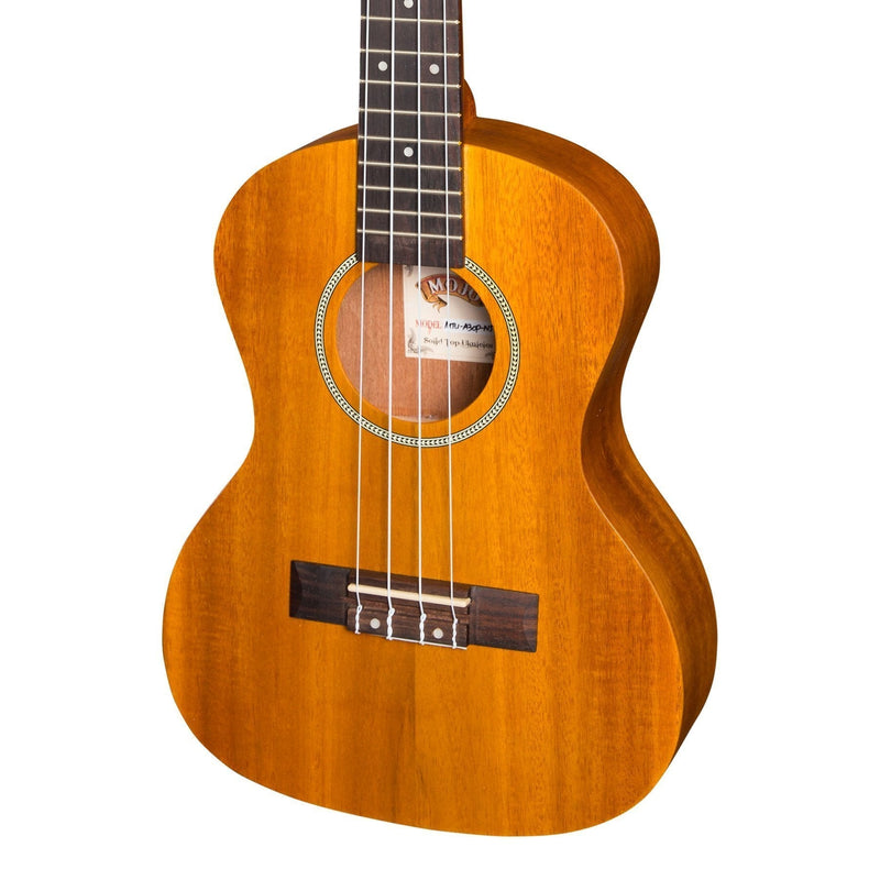 MTU-A30P-NST-Mojo 'A30 Series' All Acacia Electric Tenor Ukulele (Natural Satin)-Living Music