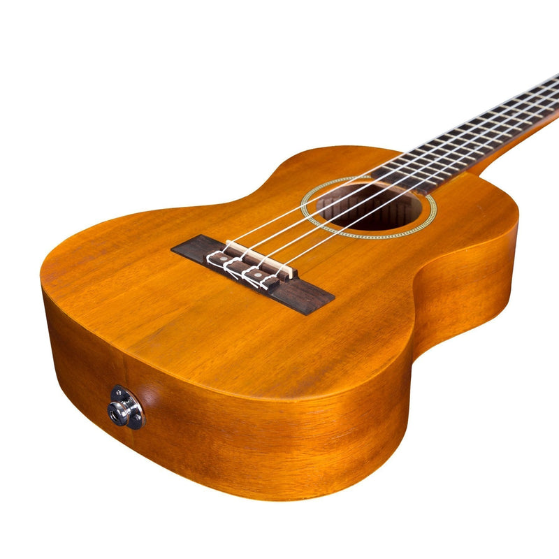 MTU-A30P-NST-Mojo 'A30 Series' All Acacia Electric Tenor Ukulele (Natural Satin)-Living Music