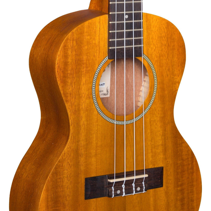 MTU-A30P-NST-Mojo 'A30 Series' All Acacia Electric Tenor Ukulele (Natural Satin)-Living Music