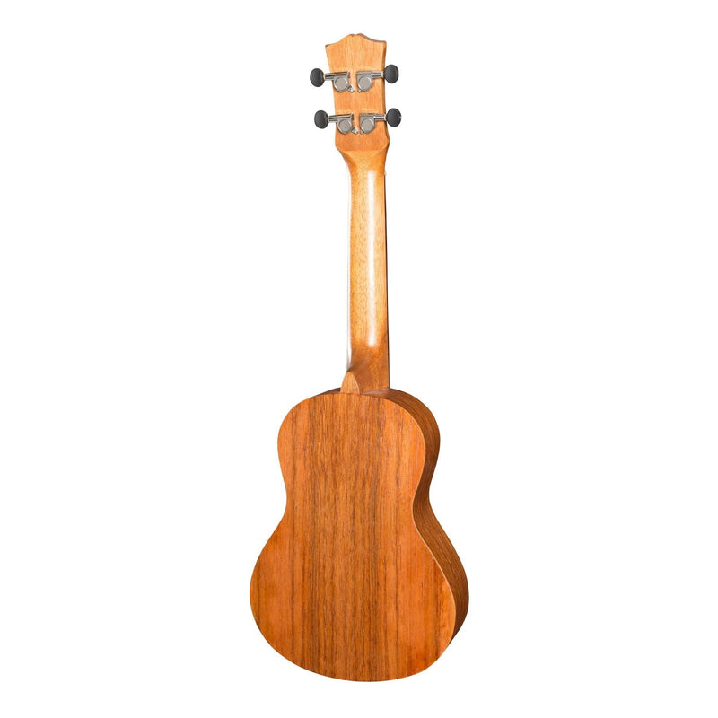 MCU-B80P-NST-Mojo 'B80 Series' All Bubinga Electric Concert Ukulele (Natural Satin)-Living Music