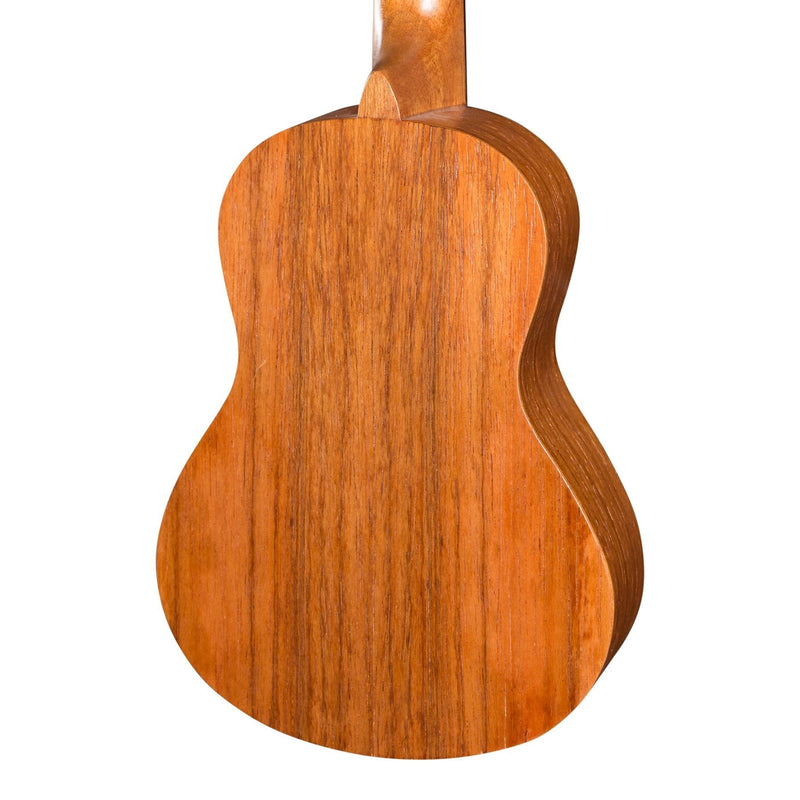 MCU-B80P-NST-Mojo 'B80 Series' All Bubinga Electric Concert Ukulele (Natural Satin)-Living Music