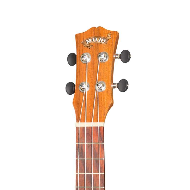 MCU-B80P-NST-Mojo 'B80 Series' All Bubinga Electric Concert Ukulele (Natural Satin)-Living Music