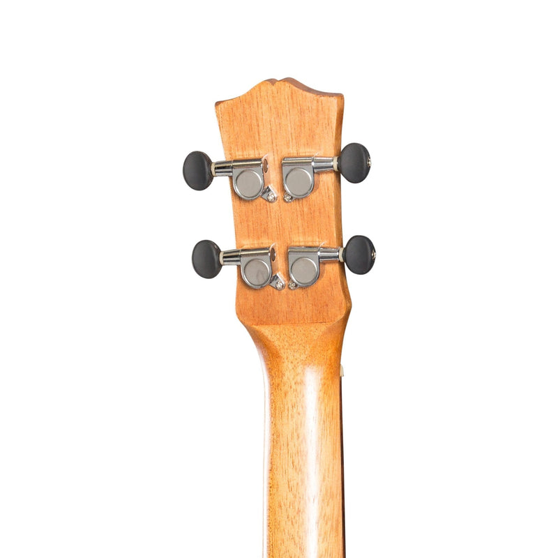 MCU-B80P-NST-Mojo 'B80 Series' All Bubinga Electric Concert Ukulele (Natural Satin)-Living Music