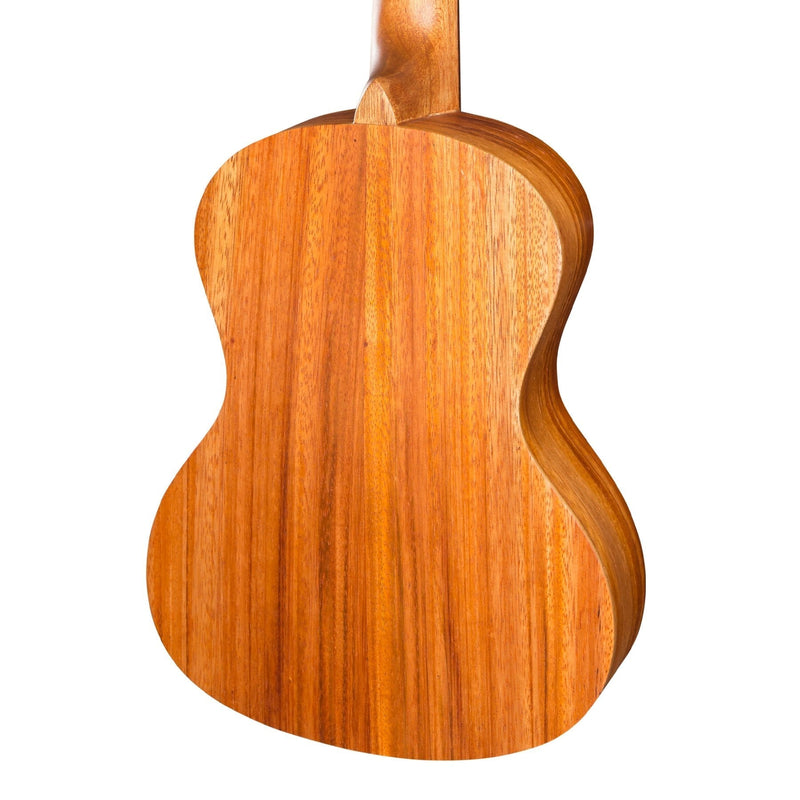 MTU-B80P-NST-Mojo 'B80 Series' All Bubinga Electric Tenor Ukulele (Natural Satin)-Living Music