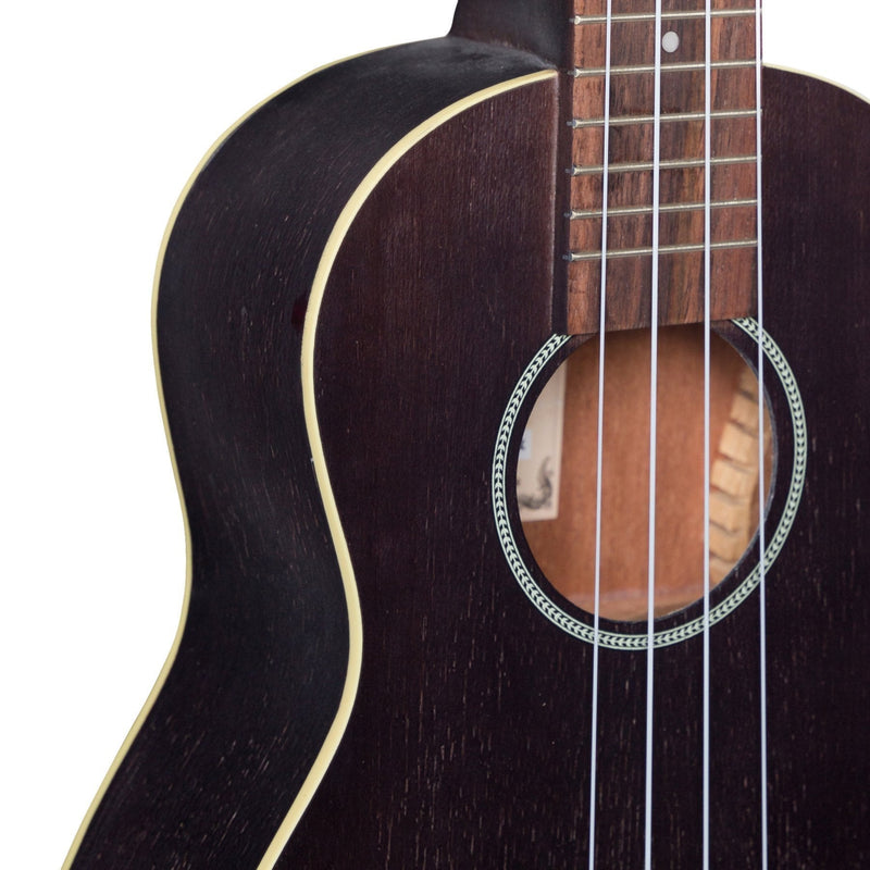 -Mojo 'Colour Series' Concert Ukulele (Black)-Living Music
