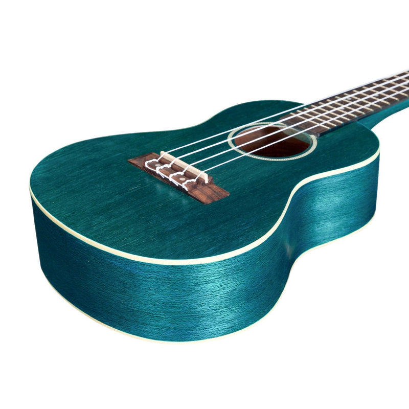 MCU-C66-BLUE-Mojo 'Colour Series' Concert Ukulele (Blue)-Living Music