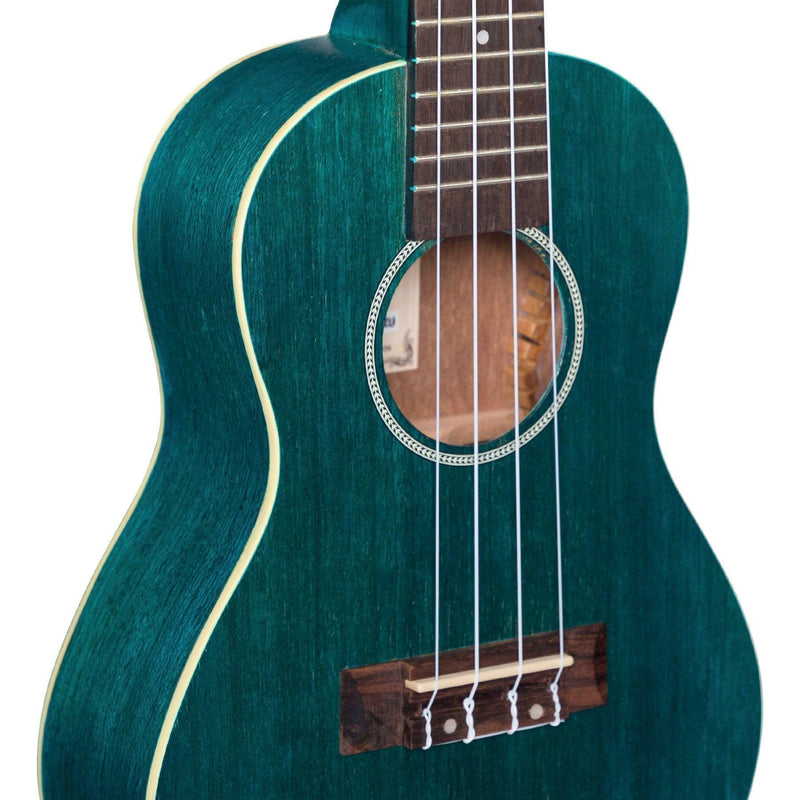 MCU-C66-BLUE-Mojo 'Colour Series' Concert Ukulele (Blue)-Living Music