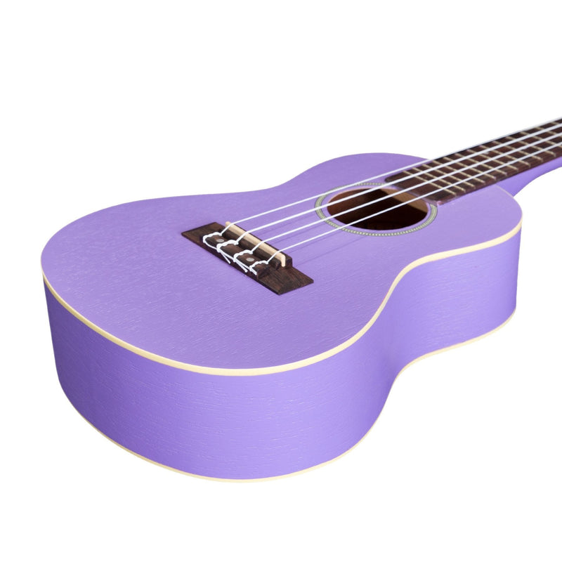 -Mojo 'Colour Series' Concert Ukulele (Purple)-Living Music