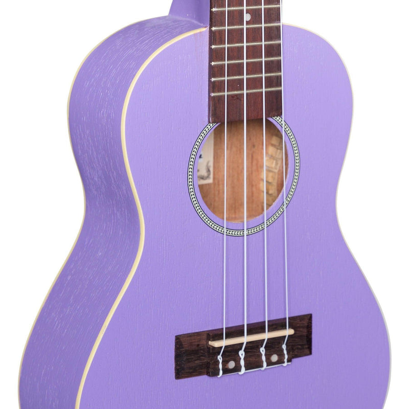 MCU-C66-PUR-Mojo 'Colour Series' Concert Ukulele (Purple)-Living Music