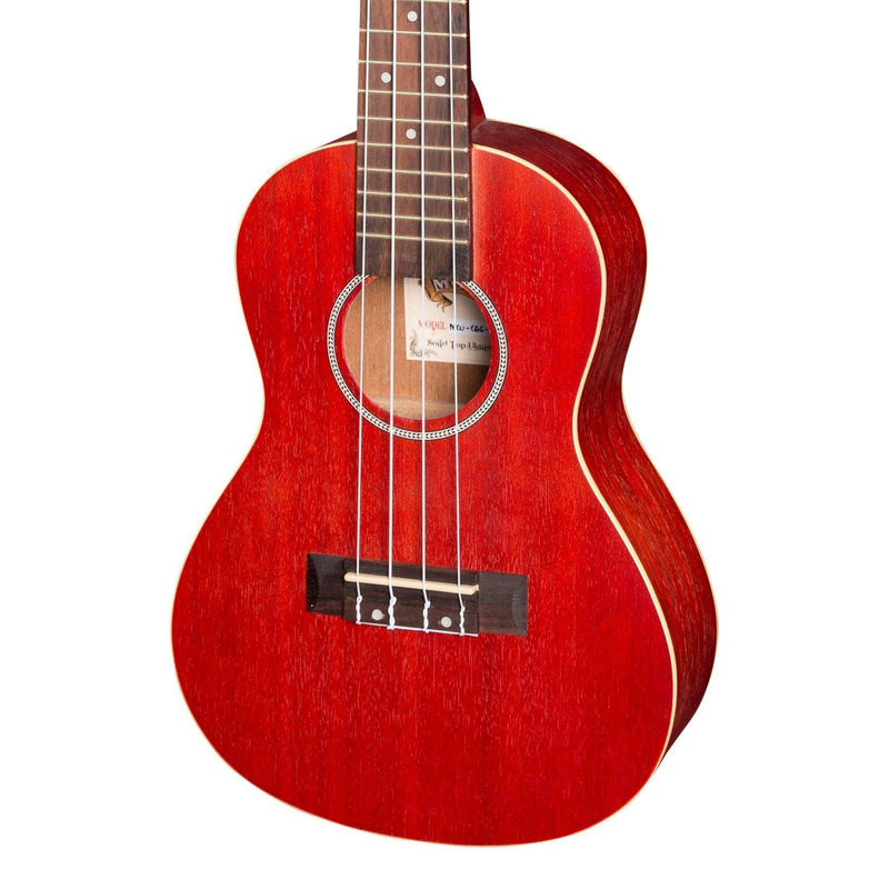 MCU-C66-WRD-Mojo 'Colour Series' Concert Ukulele (Wine Red)-Living Music