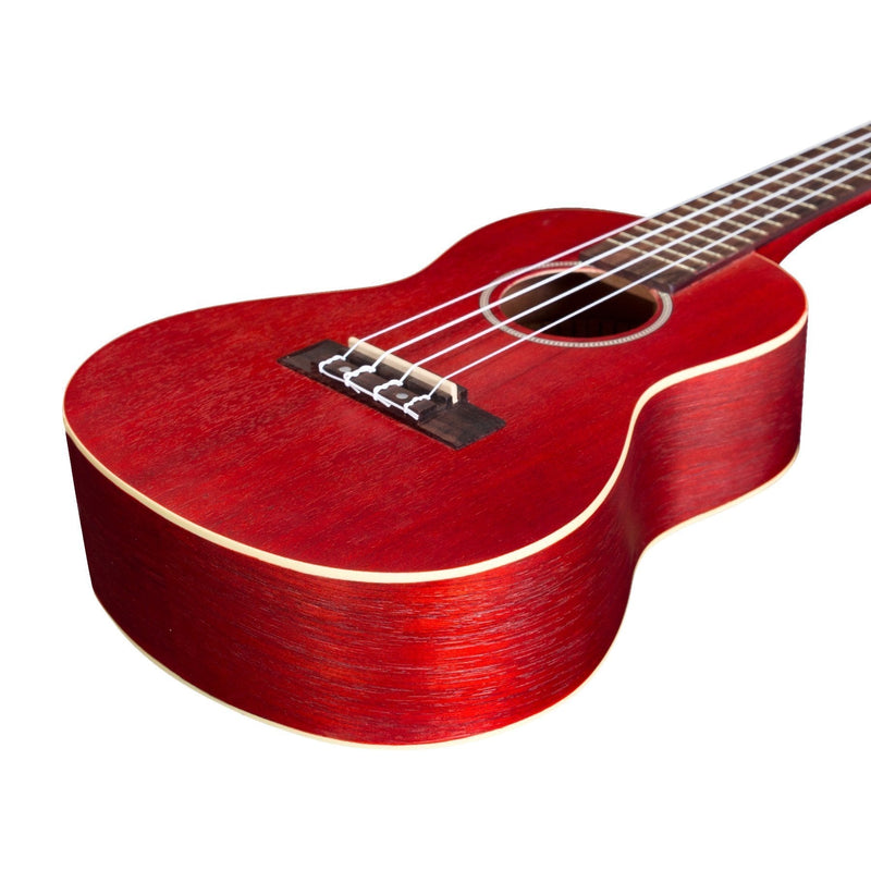 MCU-C66-WRD-Mojo 'Colour Series' Concert Ukulele (Wine Red)-Living Music