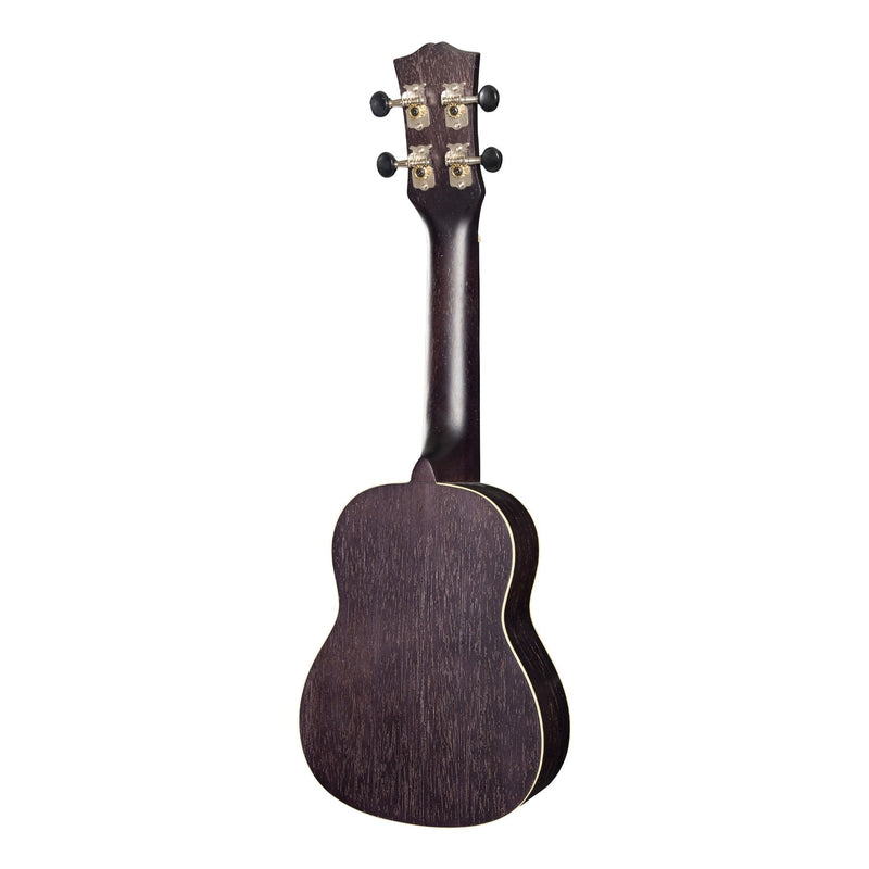 -Mojo 'Colour Series' Soprano Ukulele (Black)-Living Music