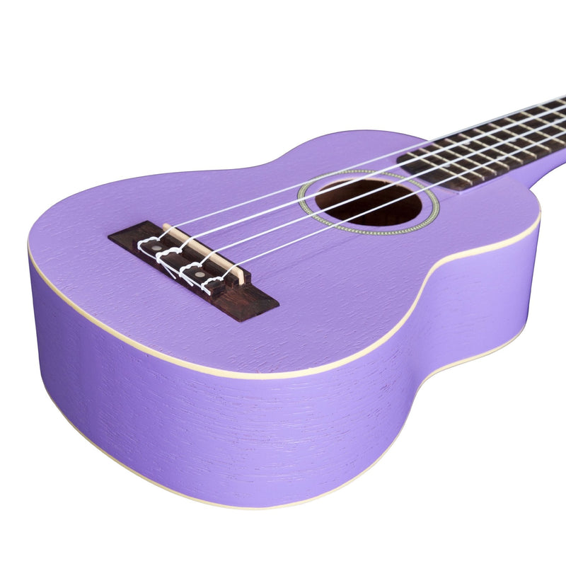MSU-C66-PUR-Mojo 'Colour Series' Soprano Ukulele (Purple)-Living Music