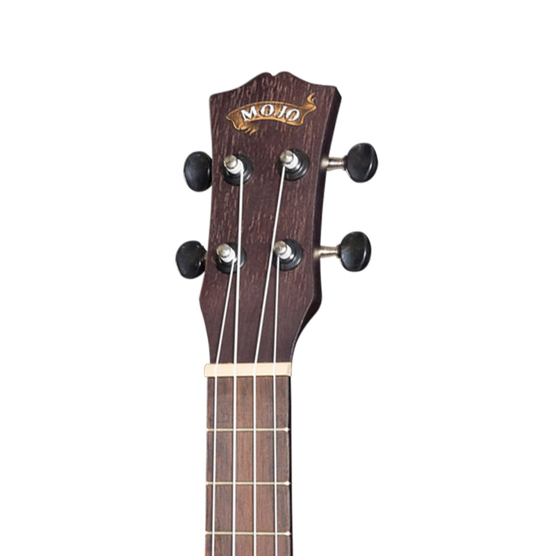 MTU-C66-BLK-Mojo 'Colour Series' Tenor Ukulele (Black)-Living Music