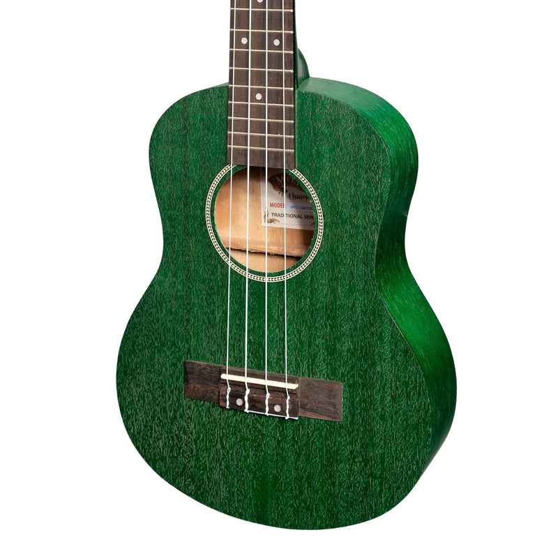 MTU-C66-TGR-Mojo 'Colour Series' Tenor Ukulele (Green)-Living Music