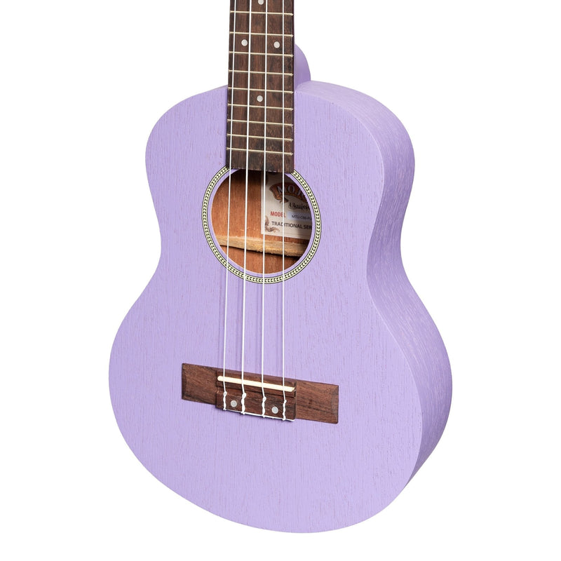 MTU-C66-PUR-Mojo 'Colour Series' Tenor Ukulele (Purple)-Living Music