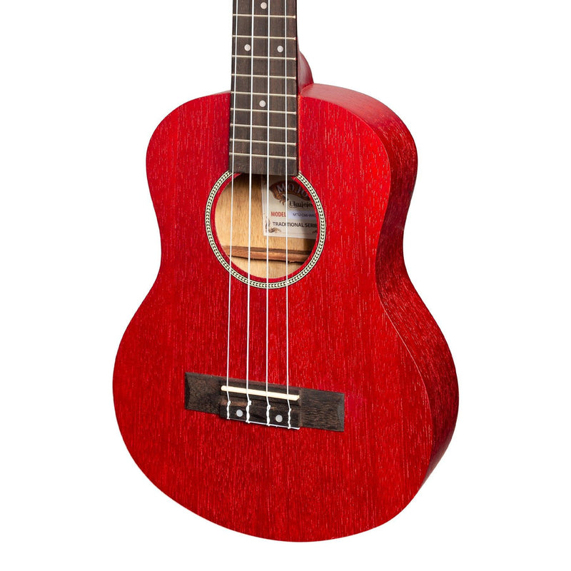 MTU-C66-WRD-Mojo 'Colour Series' Tenor Ukulele (Wine Red)-Living Music