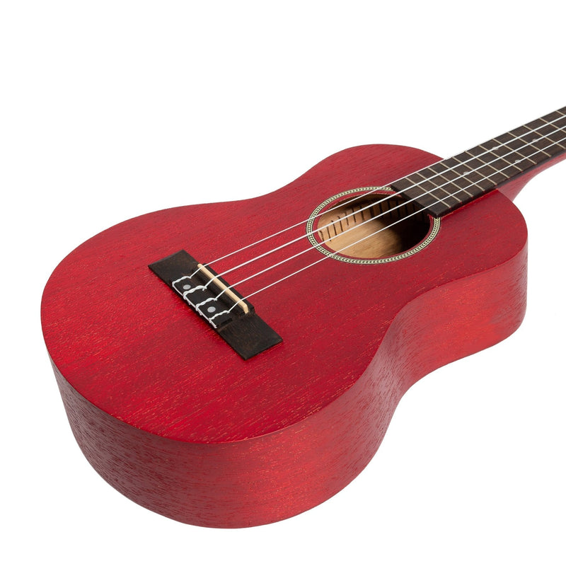 MTU-C66-WRD-Mojo 'Colour Series' Tenor Ukulele (Wine Red)-Living Music