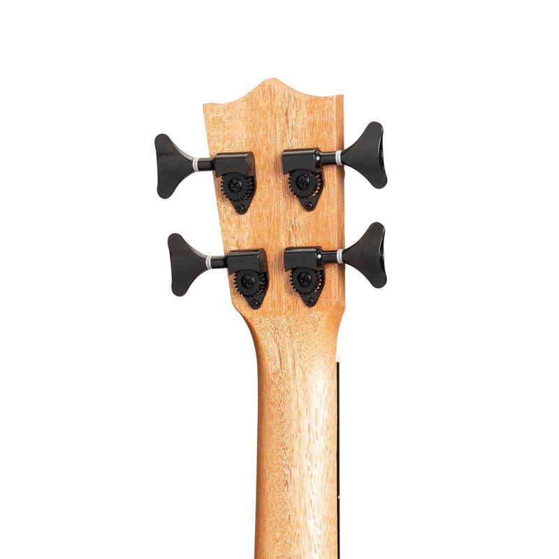 -Mojo Flamed Okoume 30" Electric Bass Ukulele (Natural Satin)-Living Music