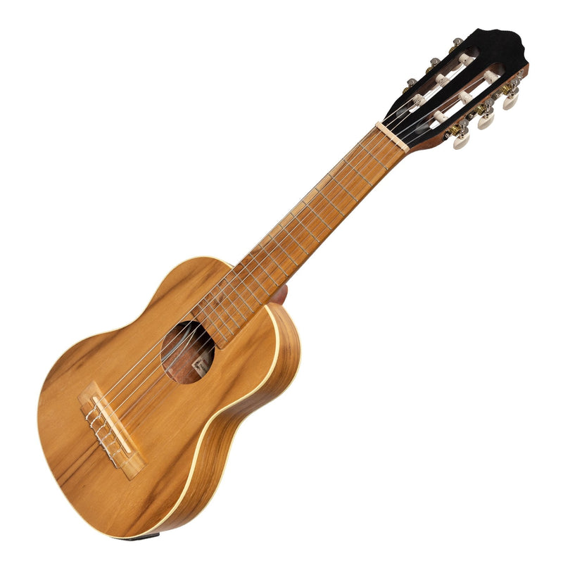 MGT-G2P-JTK-Mojo 'Guitarulele' 1/4 Size Classical Guitar with Pickup (Jati-Teakwood)-Living Music