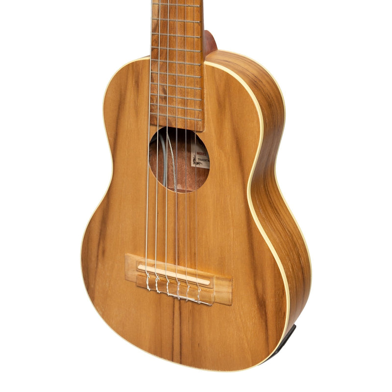 MGT-G2P-JTK-Mojo 'Guitarulele' 1/4 Size Classical Guitar with Pickup (Jati-Teakwood)-Living Music