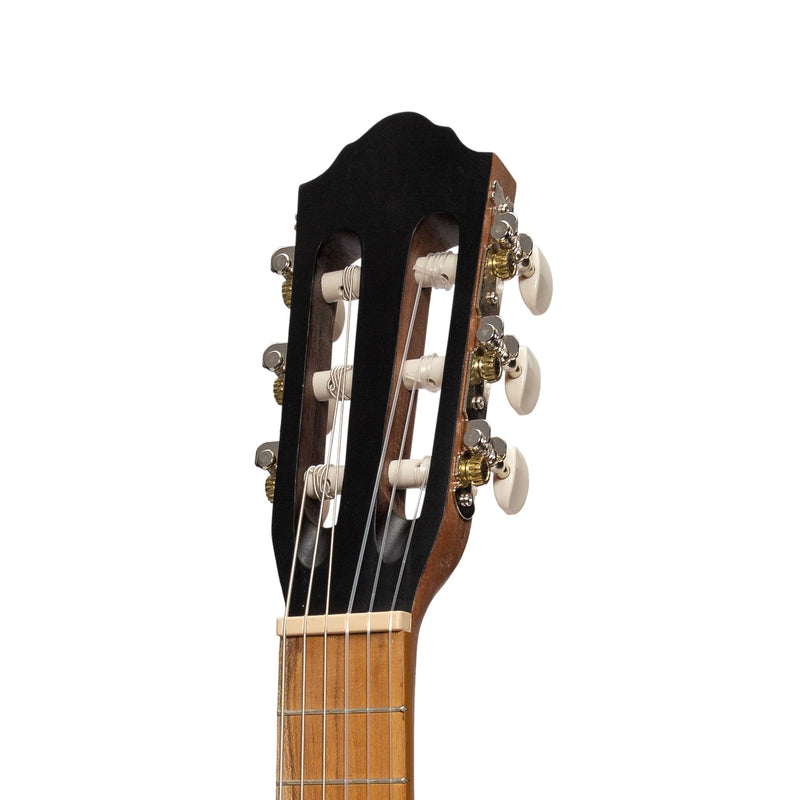 MGT-G2P-JTK-Mojo 'Guitarulele' 1/4 Size Classical Guitar with Pickup (Jati-Teakwood)-Living Music