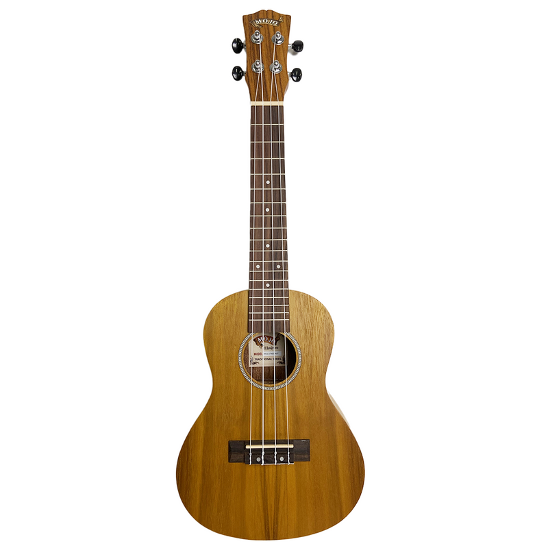 -Mojo 'JTK Series' All Jati-Teakwood Electric Concert Ukulele (Natural Satin)-Living Music