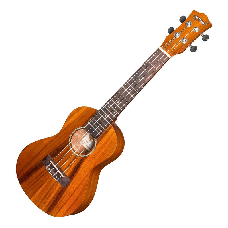 -Mojo 'K20 Series' All Koa Concert Ukulele (Natural Satin)-Living Music