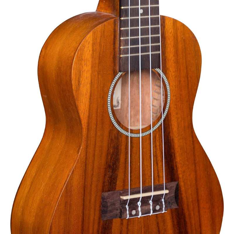 -Mojo 'K20 Series' All Koa Concert Ukulele (Natural Satin)-Living Music