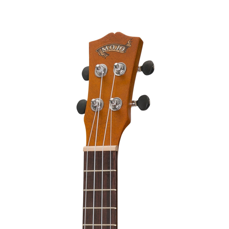 MCU-K20ET-NST-Mojo 'K20 Series' All Koa Electric Concert Ukulele with Built-in Tuner (Natural Satin)-Living Music