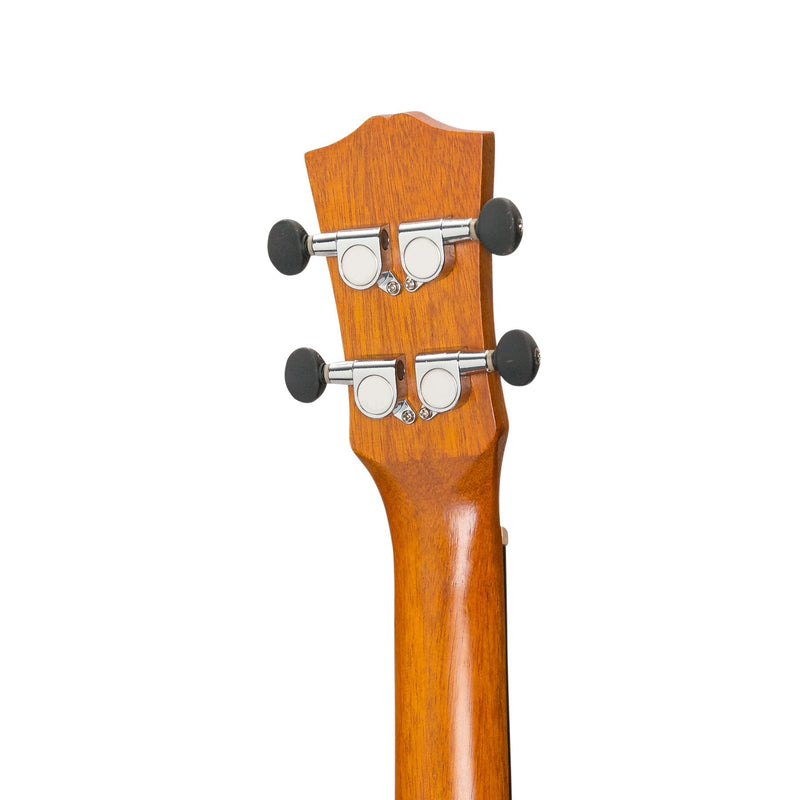 -Mojo 'K20 Series' All Koa Electric Concert Ukulele with Built-in Tuner (Natural Satin)-Living Music