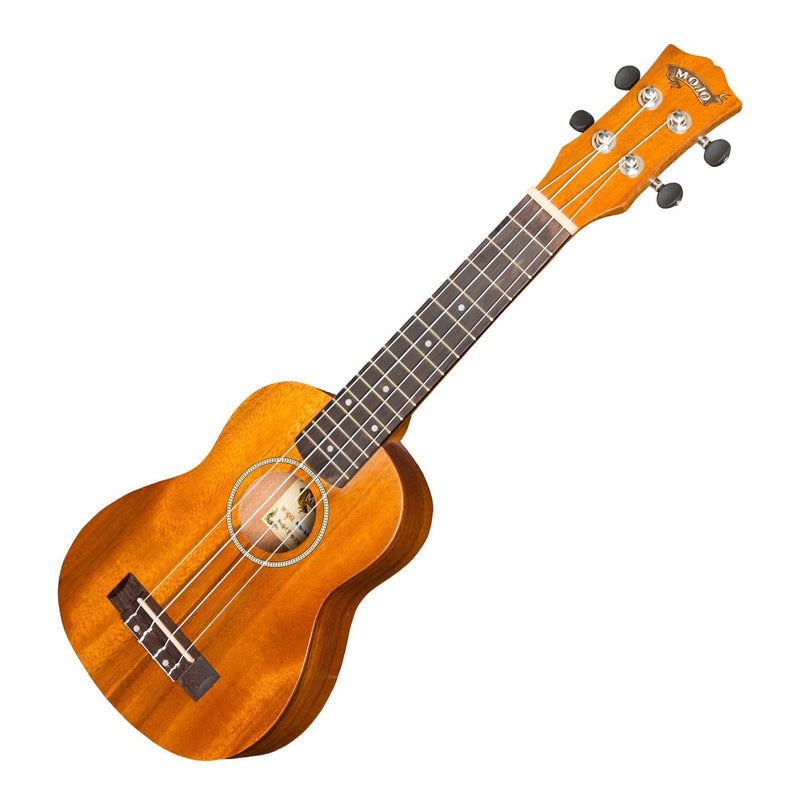 MSU-K20P-NST-Mojo 'K20 Series' All Koa Electric Soprano Ukulele (Natural Satin)-Living Music