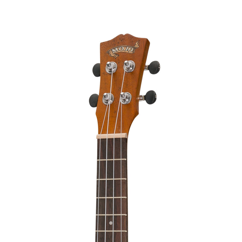 -Mojo 'K20 Series' All Koa Electric Tenor Ukulele with Built-in Tuner (Natural Satin)-Living Music