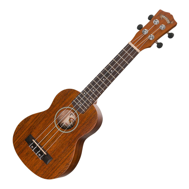 -Mojo 'MA70 Series' All Mangowood Electric Soprano Ukulele (Natural Satin)-Living Music