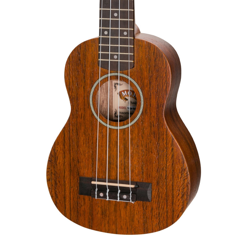 -Mojo 'MA70 Series' All Mangowood Electric Soprano Ukulele (Natural Satin)-Living Music