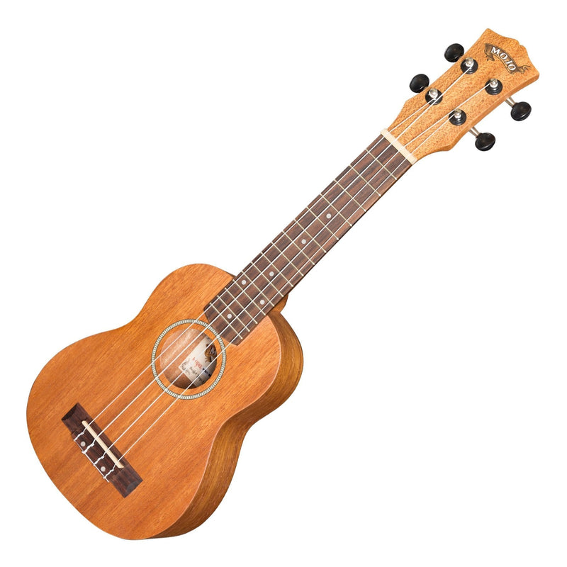 MSU-ME10P-NST-Mojo 'ME10 Series' All Meranti Electric Soprano Ukulele (Natural Satin)-Living Music