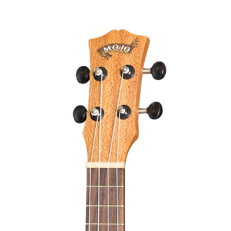 MSU-ME10P-NST-Mojo 'ME10 Series' All Meranti Electric Soprano Ukulele (Natural Satin)-Living Music