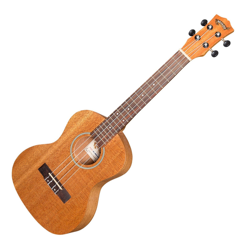 MTU-ME10P-NST-Mojo 'ME10 Series' All Meranti Electric Tenor Ukulele (Natural Satin)-Living Music