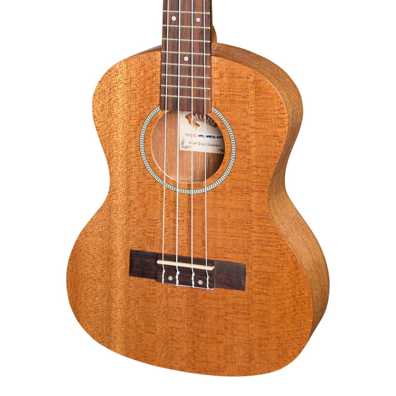 MTU-ME10P-NST-Mojo 'ME10 Series' All Meranti Electric Tenor Ukulele (Natural Satin)-Living Music