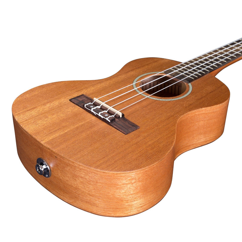 -Mojo 'ME10 Series' All Meranti Electric Tenor Ukulele (Natural Satin)-Living Music