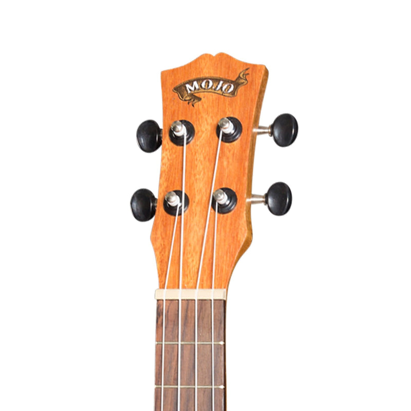 MTU-ME10P-NST-Mojo 'ME10 Series' All Meranti Electric Tenor Ukulele (Natural Satin)-Living Music