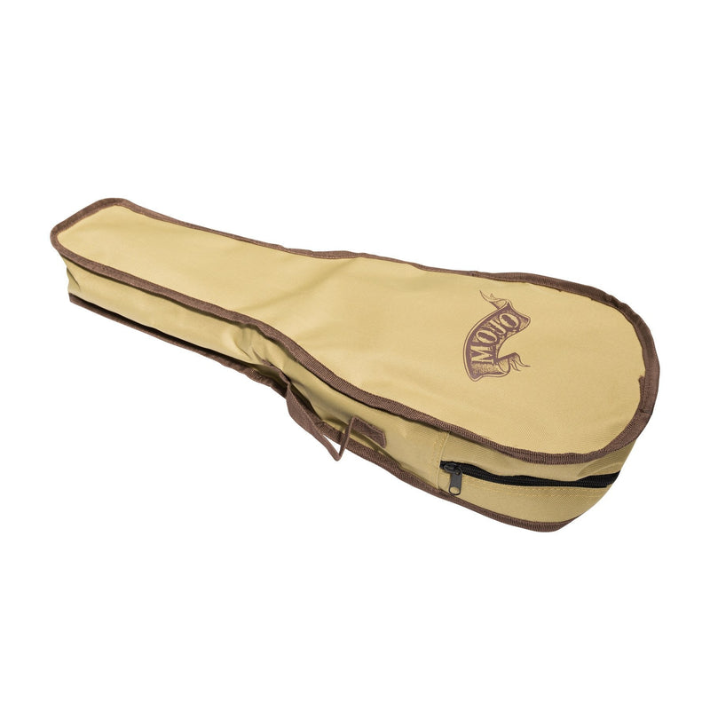 -Mojo Padded Concert Ukulele Gig Bag (Tan)-Living Music